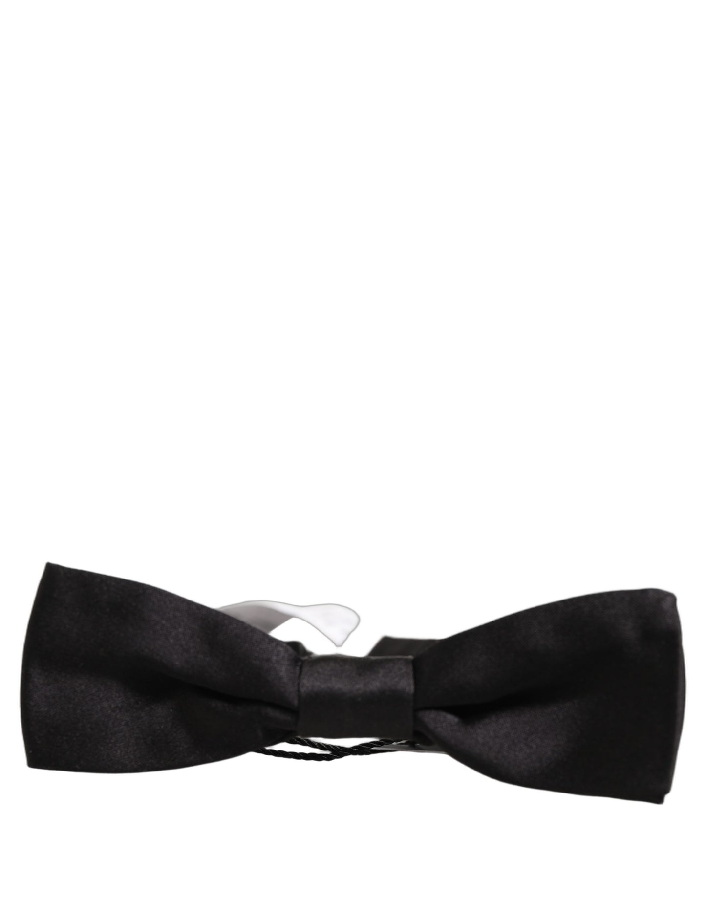 Men Black 100% Silk Adjustable Neck Papillon Bow Tie