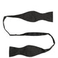 Black White Polka Dot Adjustable Neck Papillon Bow Tie