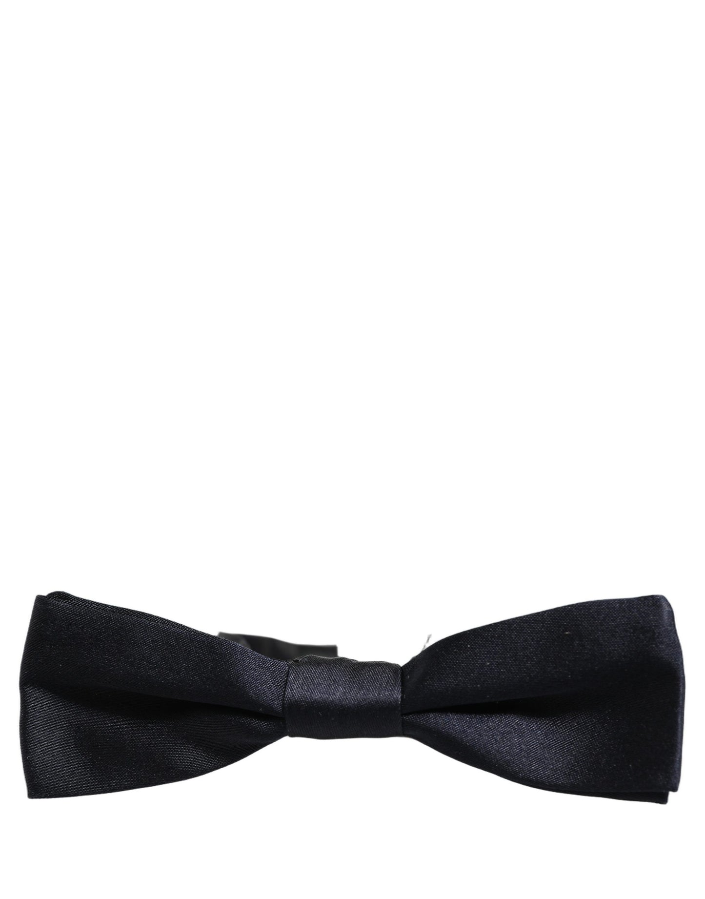 Men Black 100% Silk Adjustable Neck Papillon Bow Tie