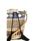 Beige Raffia Backet Bag