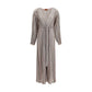 Multicolor Viscose Long Dress