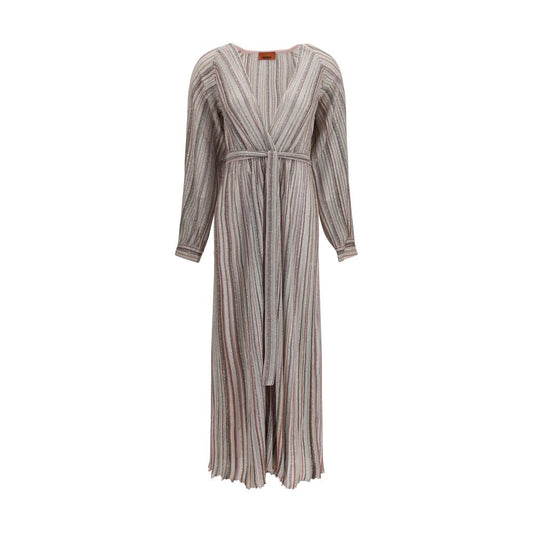 Multicolor Viscose Long Dress