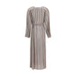 Multicolor Viscose Long Dress