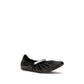 Black Calf Leather Bos Taurus Ballet Flats