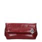 Red Leather Clutch Bag