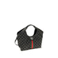 Black Fabric Shoulder Bag