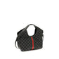 Black Fabric Shoulder Bag