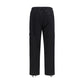 Black Cotton Cargo Pants