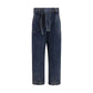 Blue Cotton Jeans Denim