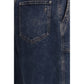 Blue Cotton Jeans Denim