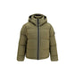 Bicolor Polyamide Full-Length Jacket