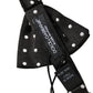 Black White Polka Dot Adjustable Neck Papillon Bow Tie