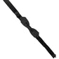 Men Black Polyester Adjustable Neck Papillon Bow Tie