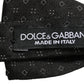 Black Diamond Pattern Adjustable Neck Papillon Bow Tie