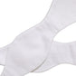 Men White 100% Silk Adjustable Neck Papillon Bow Tie