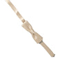 Men Beige 100% Silk Adjustable Neck Papillon Bow Tie