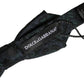 Men Black Green Paisley Adjustable Neck Papillon Bow Tie