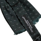 Men Green Patterned Adjustable Neck Papillon Bow Tie