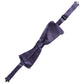 Men Purple 100% Silk Adjustable Neck Papillon Bow Tie