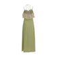 Bicolor Silk Casual Dress