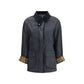 Blue Cotton Shell Jacket