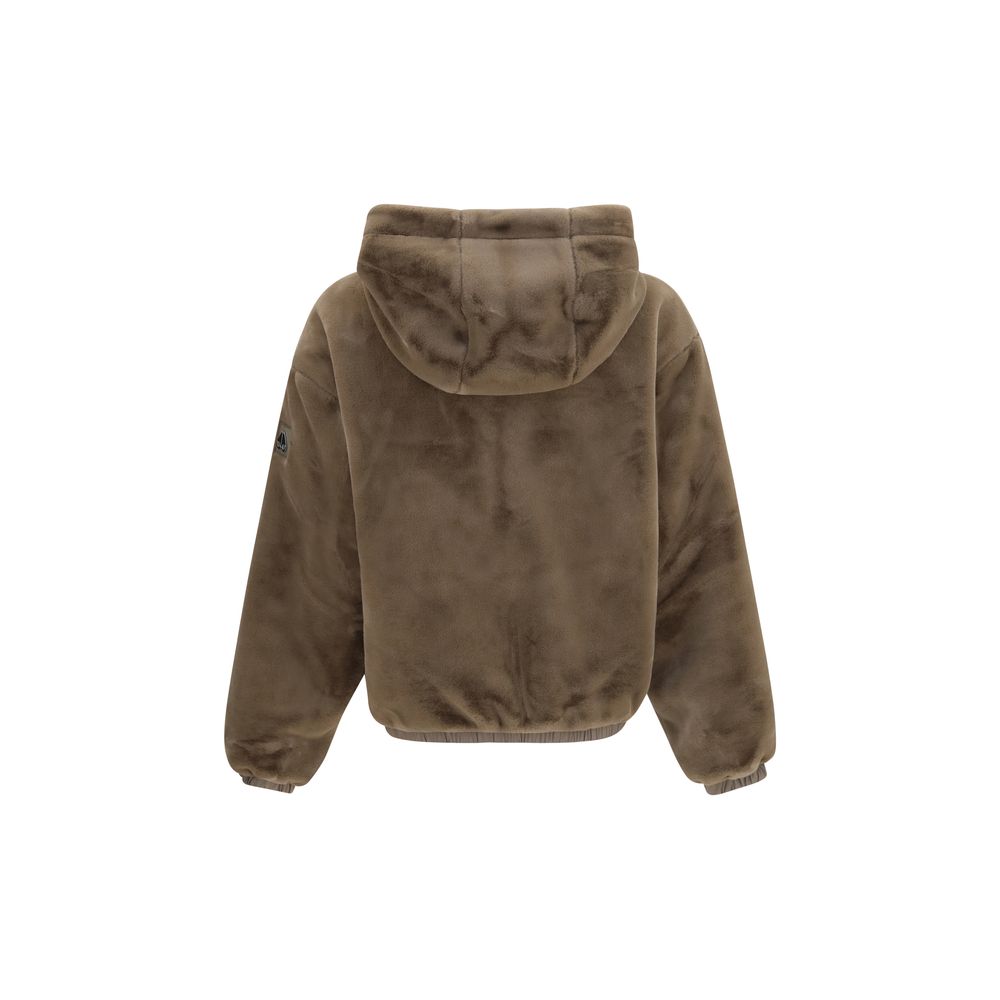 Brown Faux Fur Sweatshirt
