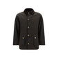 Bicolor Cotton Full-Length Jacket