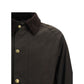 Bicolor Cotton Full-Length Jacket