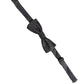 Men Dark Gray Geometric Adjustable Neck Bow Tie