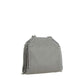 Gray Polyester Handbag