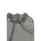Gray Polyester Handbag