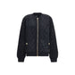 Black Viscose Bomber