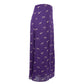 Purple Viscose Women Skirt