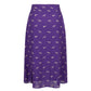 Purple Viscose Women Skirt