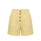 Yellow Flax Women Shorts