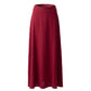 Red Viscose Women Skirt