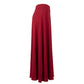 Red Viscose Women Skirt