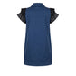 Blue Polyester Women Jacket
