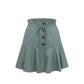 Green Cotton Women Skirt