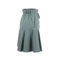 Green Cotton Women Skirt