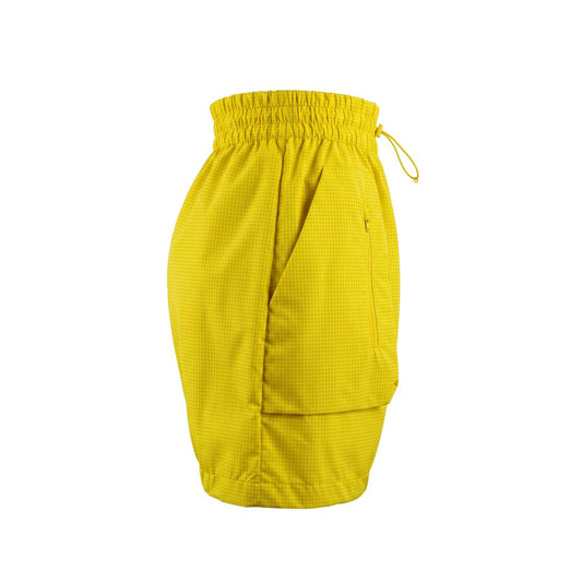 Yellow Polyamide Women Skirt