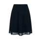 Black Viscose Women Skirt