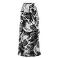 Black Polyester Women Skirt