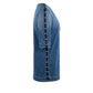Blue Cotton Women Shirt