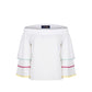 White Cotton Women Shirt