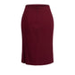 Red Acetate Women Skirt
