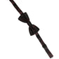 Burgundy Paisley Silk Adjustable Neck Papillon Bow Tie