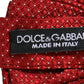 Men Red Polka Dot Silk Adjustable Neck Papillon Bow Tie