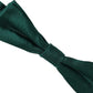 Men Green 100% Silk Adjustable Neck Papillon Bow Tie