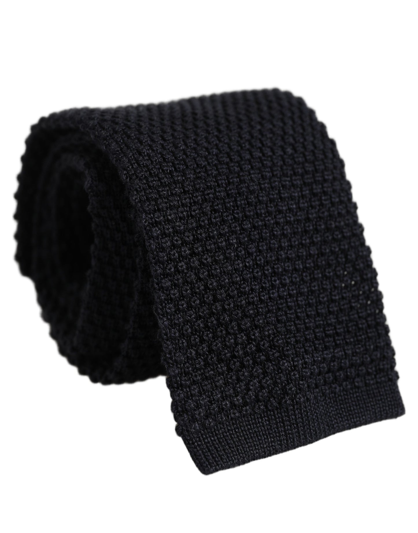 Men Black 100% Silk Adjustable Men Tied Necktie Tie